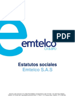 Estatutos Sociales Emtelco S.a.S