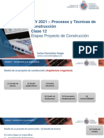 CIV 2021 - Clase 12 Etapas Proyecto Construccion