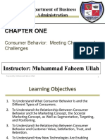 Chapter One: Department of Business Administration