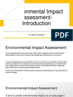 Environmental Impact Assessment-: Dr. Jaidevi Jeyaraman