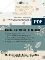 Application: The Cost of Taxation