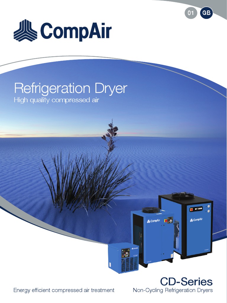 Refrigeration Dryer CD-series | PDF | Heat Exchanger | Refrigeration