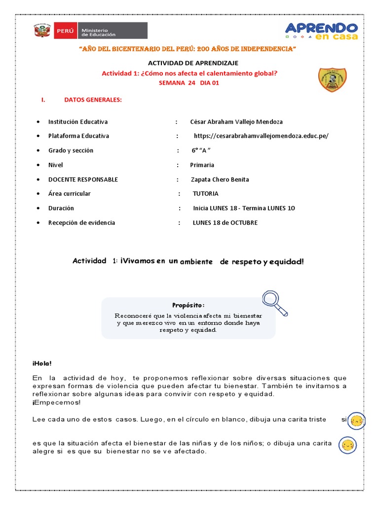 Educación en Respeto y Equidad Infantil | PDF | Violencia