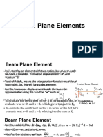 Beam Plane Elements