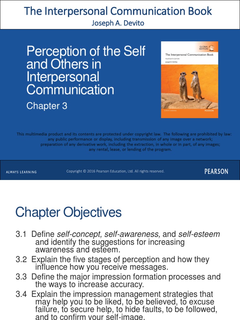 Self-Concept and Perception in Communication | PDF | Self Esteem | Self ...