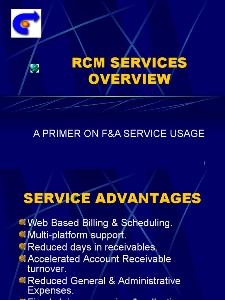 RCM Services Overview and Features | PDF | Health Care | Service Industries