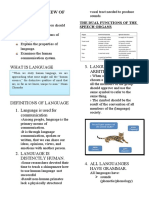 Lesson 1: Overview of Language: What Is Language 3. Language Is A Set of Arbitrary Symbols