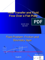 Heat Transfer and Fluid Flow Over A Plate