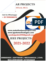 Igeeks Projects List 2021-2022