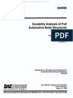 Durability Analysis of Full Automotive Body Structures: Ravindran Gopalakrishnan
