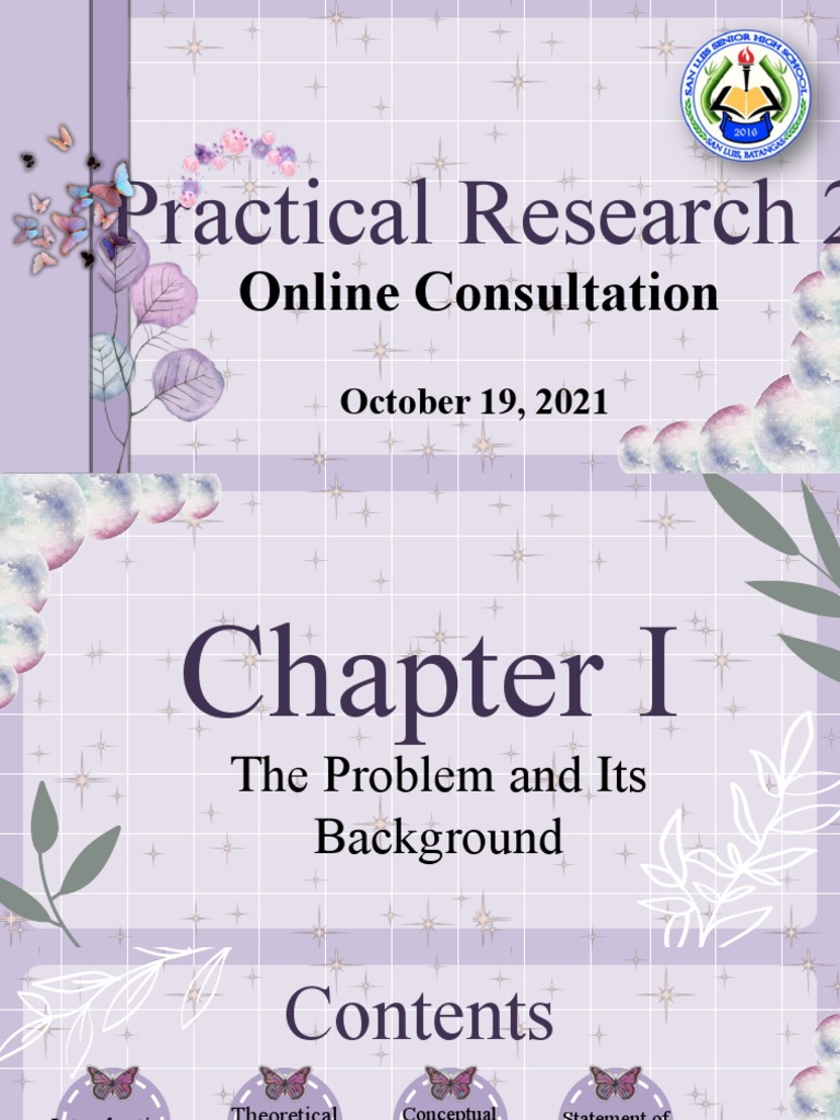 Practical Research 2 Chapter 1 Contents | PDF | Mental Health | Psychology