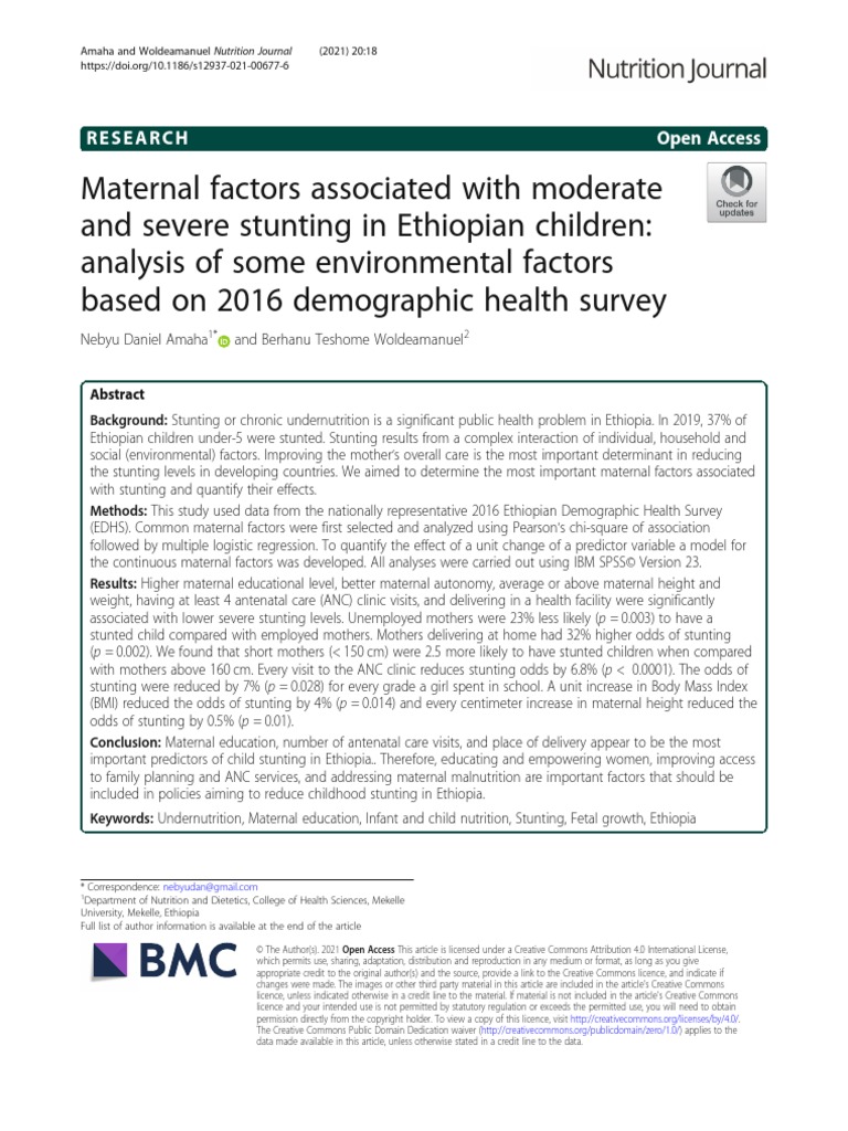 Jurnal 08 PDF Maternal Health Body Mass Index