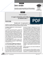 Exemple 3 Sujet Dalf c1 Document Examinateur Production Orale Sciences