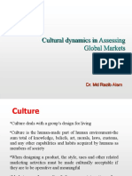 Cultural Dynamics in Assessing Global Markets: Dr. MD Razib Alam