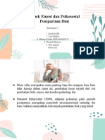 Aspek Emosi dan Psikososial Postpartum Dini