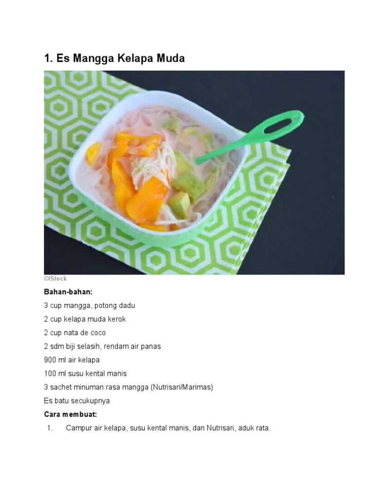 Es Mangga Muda | PDF