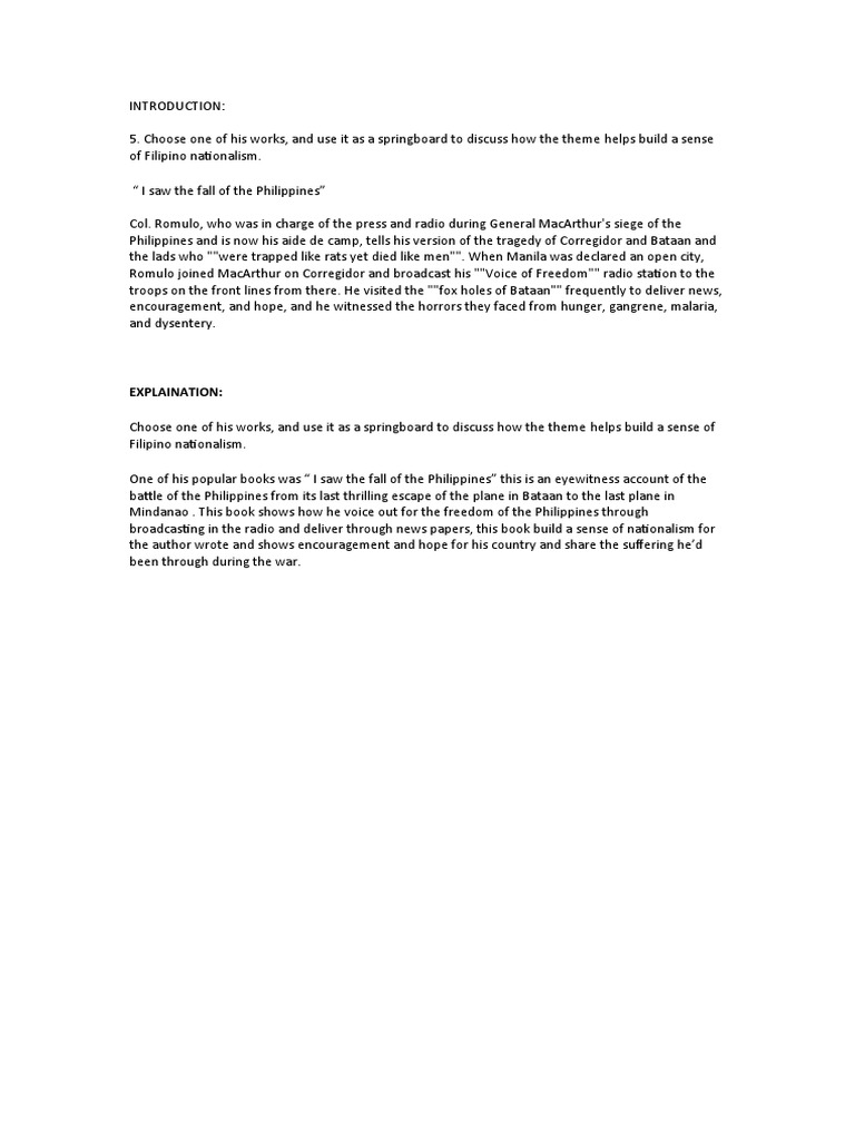 Carlos P. Romulo | PDF