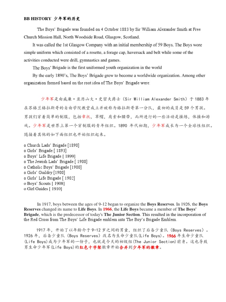 BB Quiz Notes 2021-Senior Section - Latest Updated-1 | PDF | Youth ...