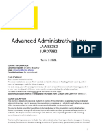 Advanced Admin Outline 2021