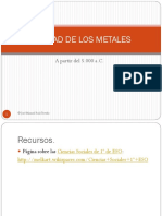 La Edad de Los Metales 2012. Tema Completo