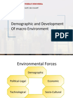 Demographic and Development of Macro Envi.