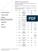 Inorganic Chemistry (MIT Lecture Notes)