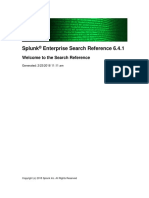 Splunk Enterprise Search Reference 6.4.1