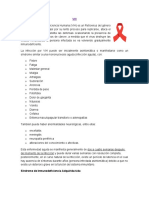 Síndrome de Inmunodeficiencia Adquirida/sida