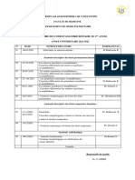 Programme Des Cours Danaotmie Dentaire