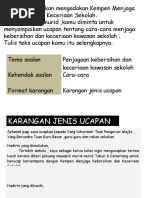 Ucapan Cara-Cara Menjaga Keceriaan Sekolah