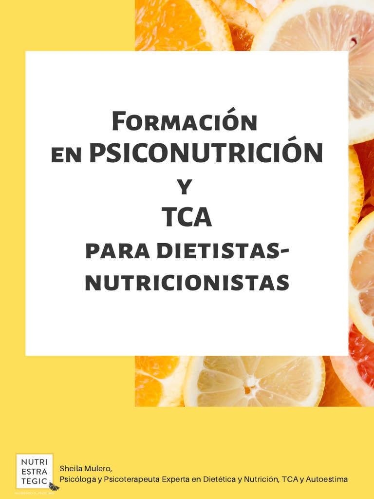 Psiconutrición Y Tca Pdf Dieta Las Emociones