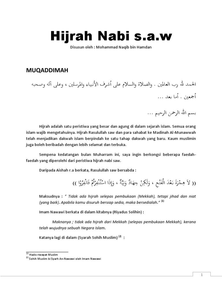 Hijrah Pdf