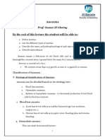 Anemia Lecture 3 PDF Elalamein 2021-22