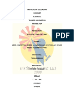 Mapa Conceptual Sobre Las Ventajas y Desventajas de Las Redes de Computadoras - Yenoris González