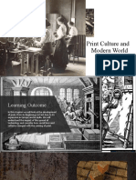 Print Culture and Modern World: Lolaa M H