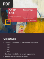 T1 Boolean Logic GCSE Computer Science