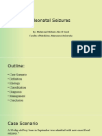 Neonatal Seizures: By: Mahmoud Hisham Abo El-Soud Faculty of Medicine, Mansoura University