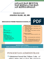 Pelaksanaan Dan Bentuk Pelayanan Kepala Tas Dan Urusan Adm Kepegawaian Edit