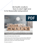 Side Hustle Tips