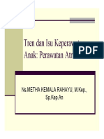 Tren dan Isu Keperawatan Anak: Perawatan Atraumatik