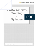 Syllabus Easa Air Ops Training