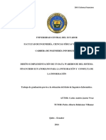 Universidad Central Del Ecuador Facultad de Ingeniería, Ciencias Físicas y Matemática Carrera de Ingeniería Informática