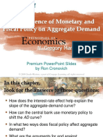 13 - 34 The Influence of Monetary and Fiscal Policy On Aggregate Demand