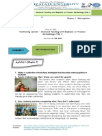 Facilitating Learner-Centered Teaching with Emphasis on Trainers Methodology (TM) 1 Chapter