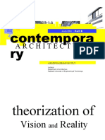 CA Lec 3 - Theorization of Vision and Reality