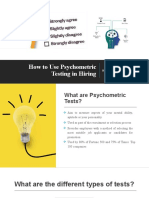 How to Use Psychometric Testing in Hiring