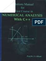 Solutions MAnual for a First Course in N