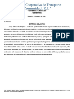 Carta de Solicitud Fontur