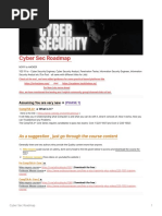 Cyber Security Roadmap