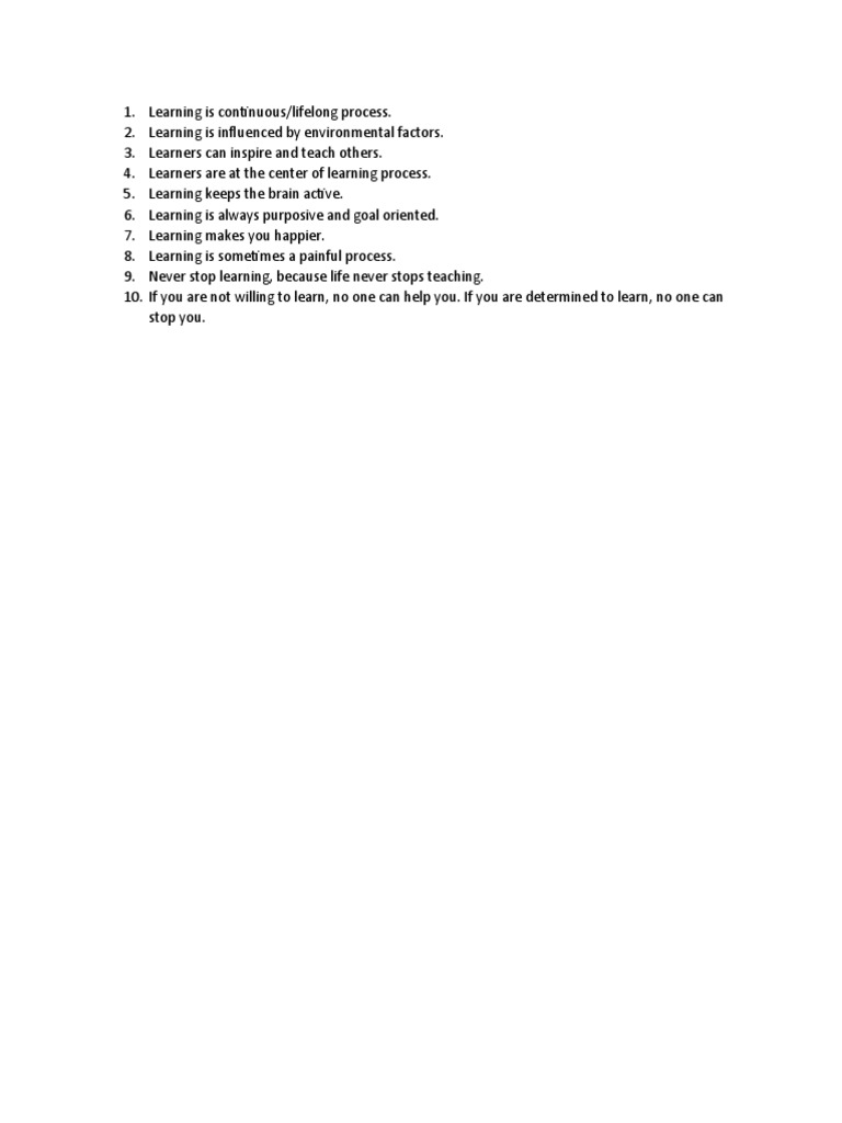 What is learning pdf